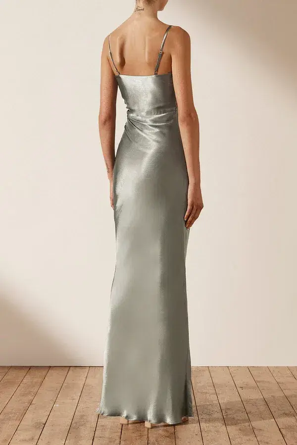 Shona Joy La Lune Ruched Maxi Dress Size 12 - Image 4
