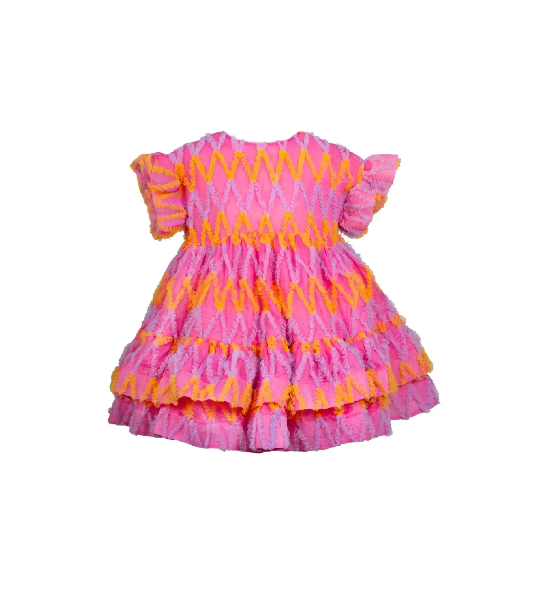 CeliaB Coral Mini Dress Pink Size L/AU 14 - Image 5