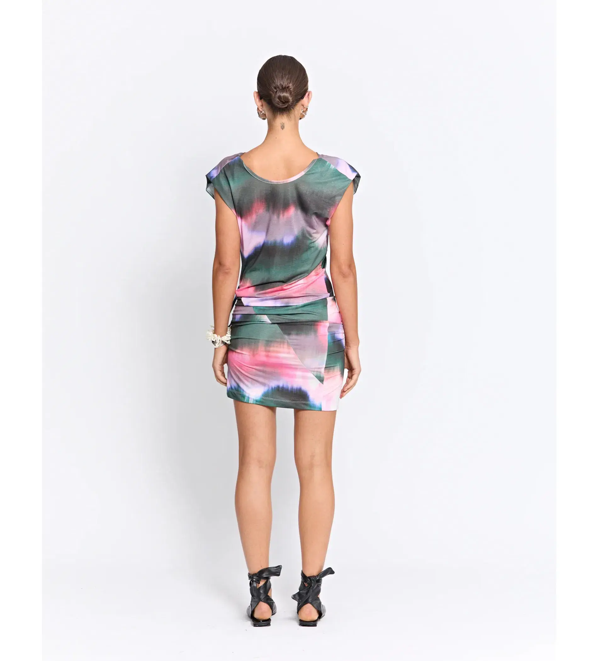 Pfeiffer Calloway Reversible Mini Dress Pink Haze Size 6 - Image 3