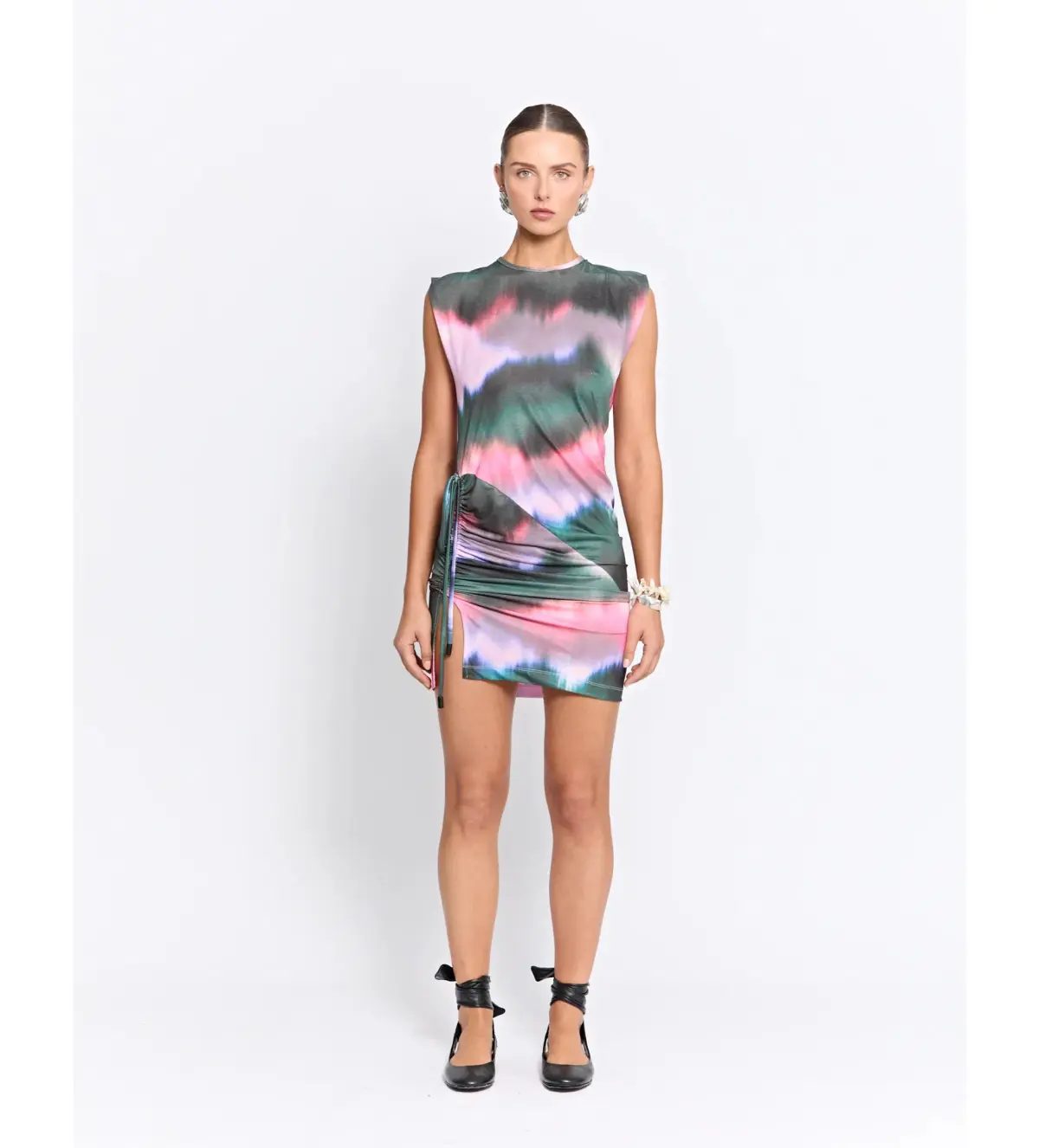 Pfeiffer Calloway Reversible Mini Dress Pink Haze Size 6 - Image 4