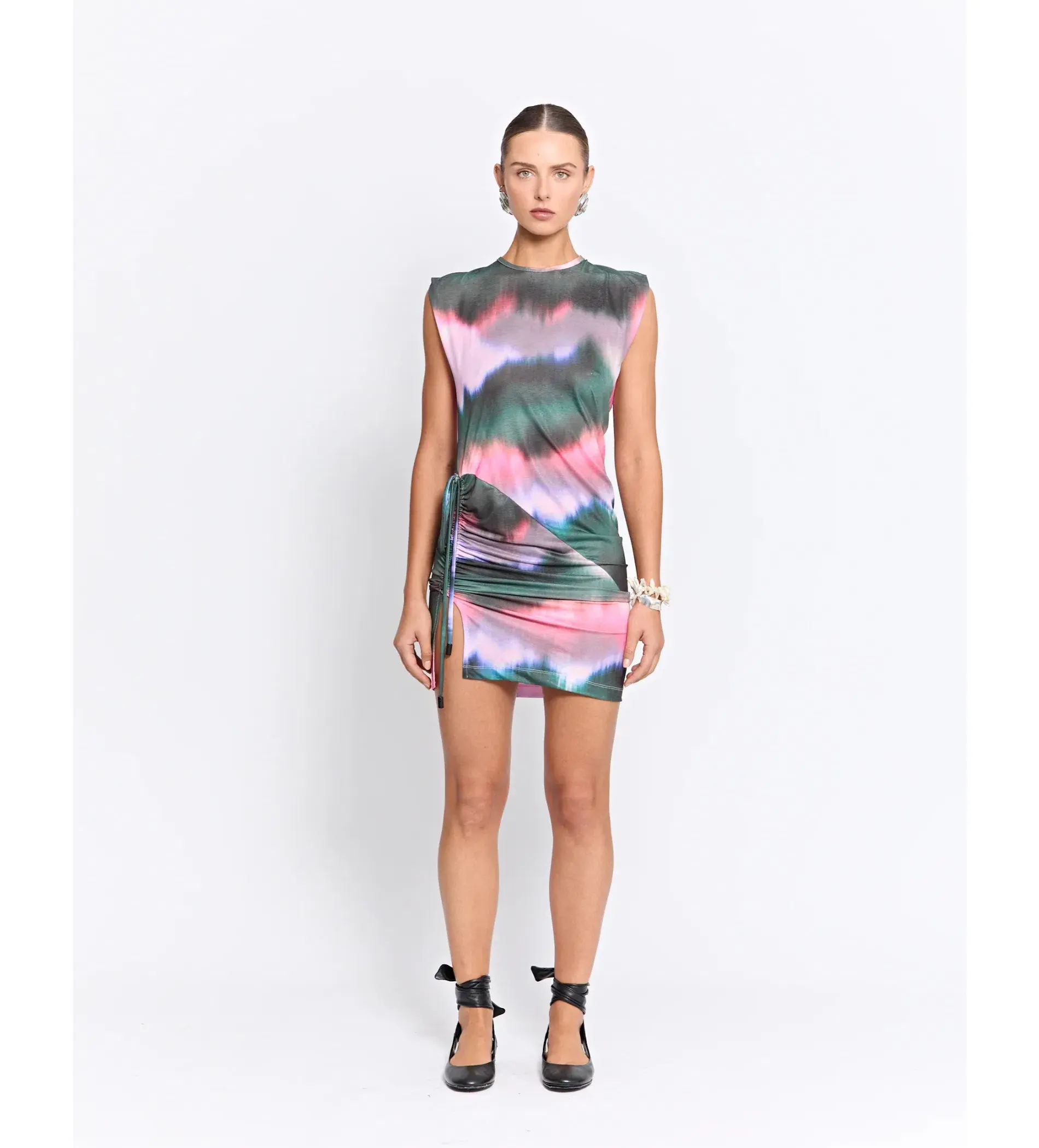 Pfeiffer Calloway Reversible Mini Dress Pink Haze Size 6 - Image 4