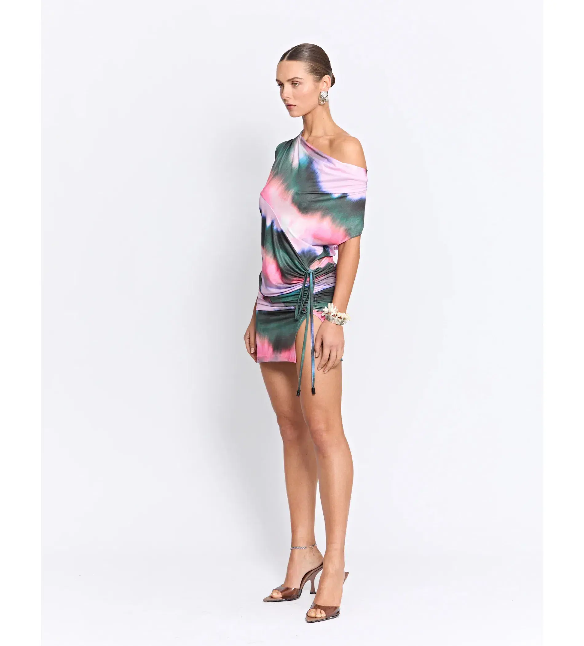 Pfeiffer Calloway Reversible Mini Dress Pink Haze Size 6 - Image 7
