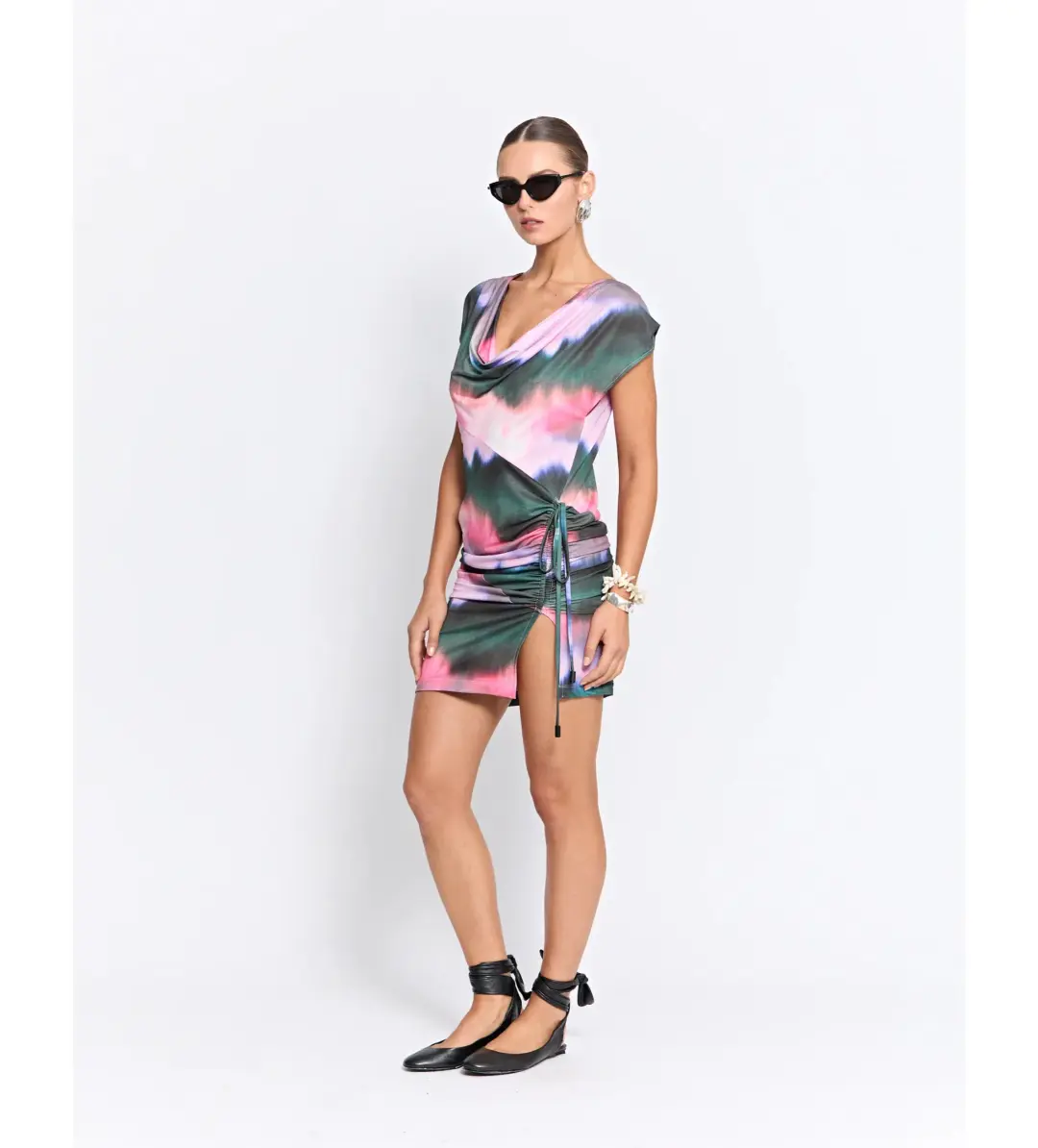 Pfeiffer Calloway Reversible Mini Dress Pink Haze Size 6 for rent on The Volte - main image