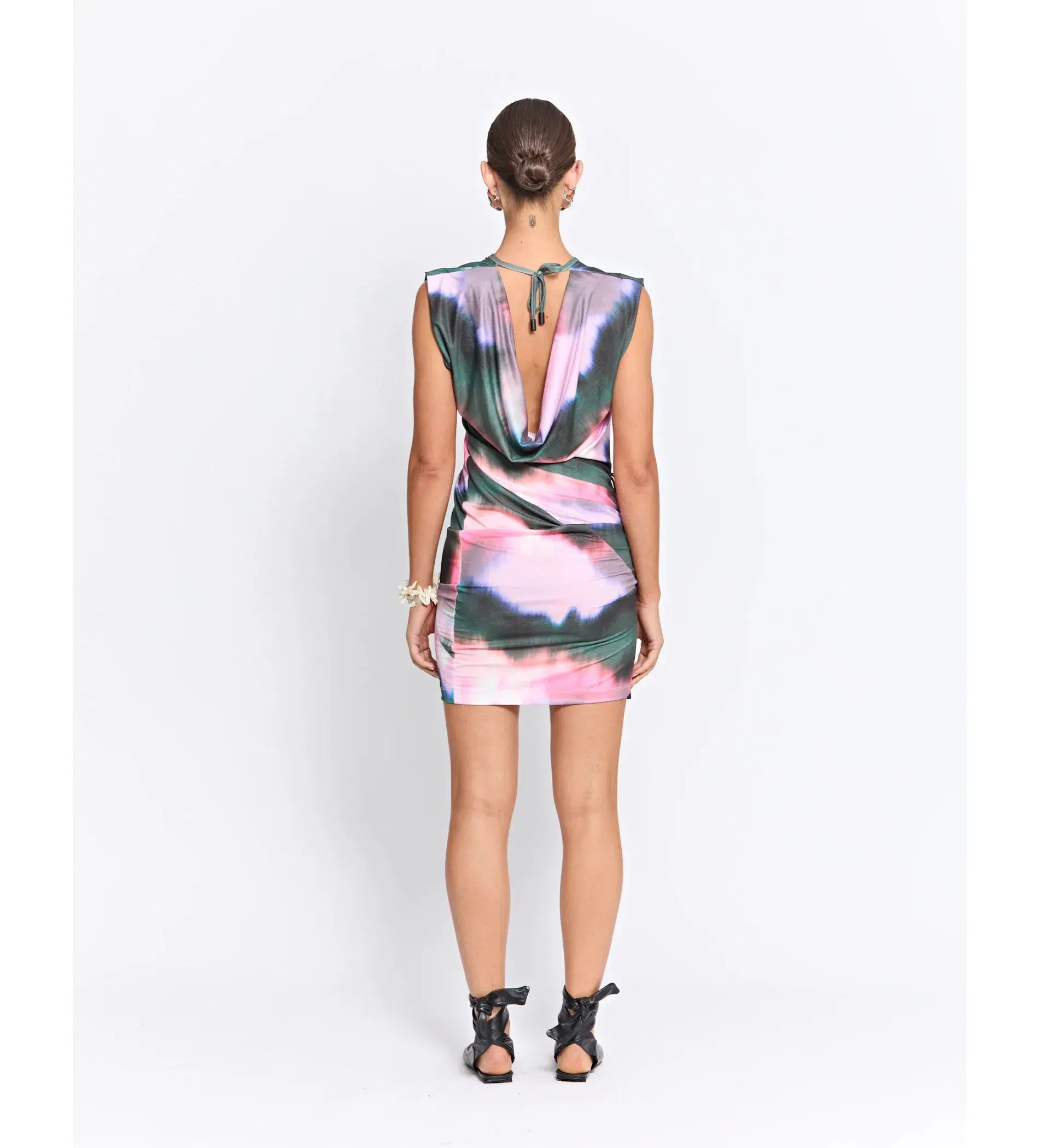 Pfeiffer Calloway Reversible Mini Dress Pink Haze Size 6 - Image 5