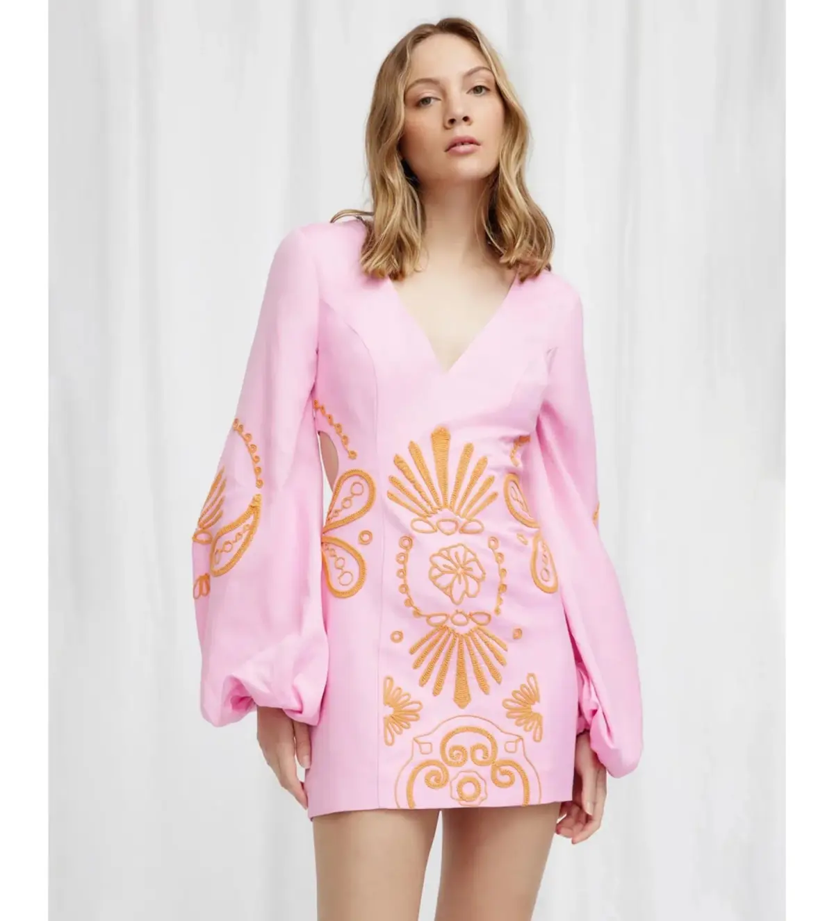 Significant Other Seren Mini Dress Pink Floral Size AU 10 - Image 3