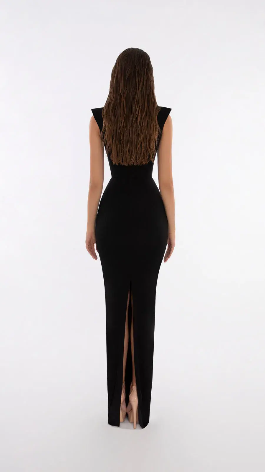 Albina Dayla Halter Neck Spider Dress Black Size 12 - Image 2