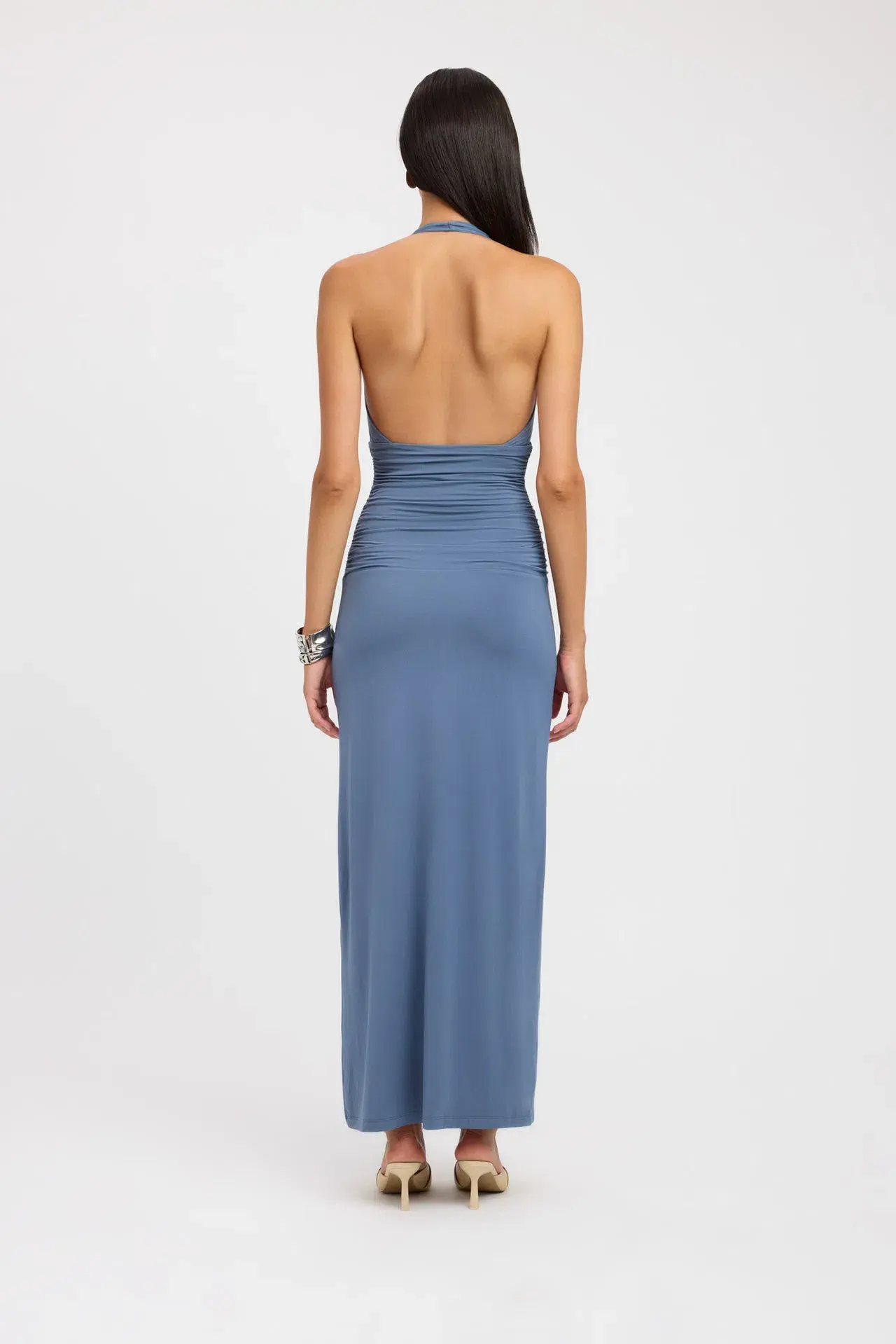 Kookai Brooklyn Maxi Dress in Blue Mist Size 38 / AU 10 - Image 2