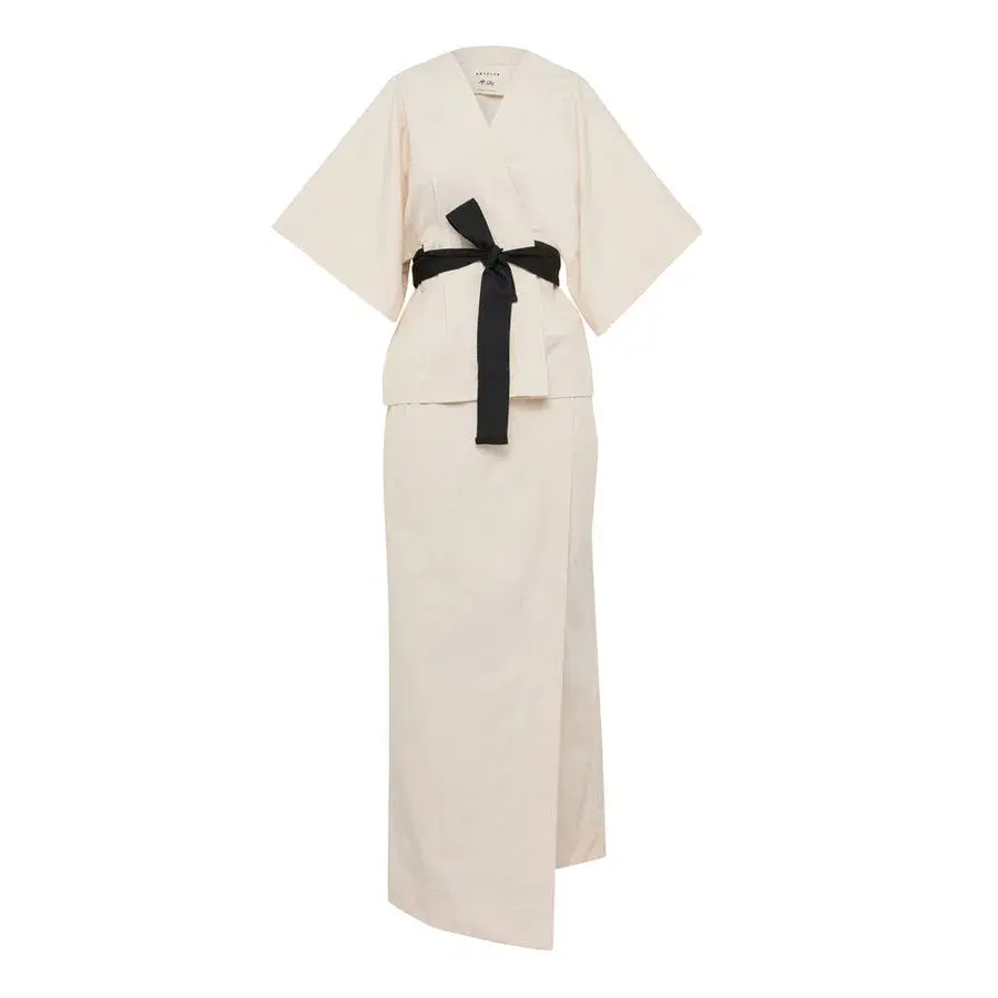 ARTCLUB Tokyo Drifter Jacket & Skirt Cream Set Size M / AU 10 - Image 2