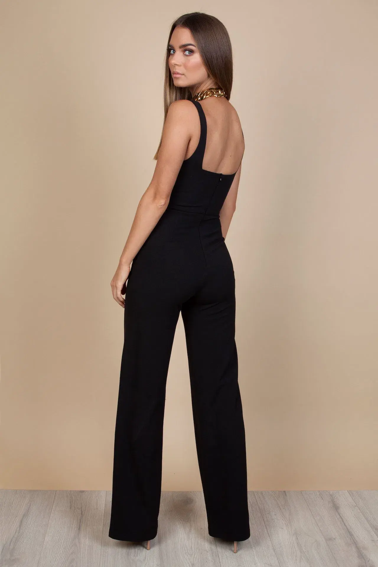 Zachery the Label Vira Jumpsuit Black Size 8 - Image 3