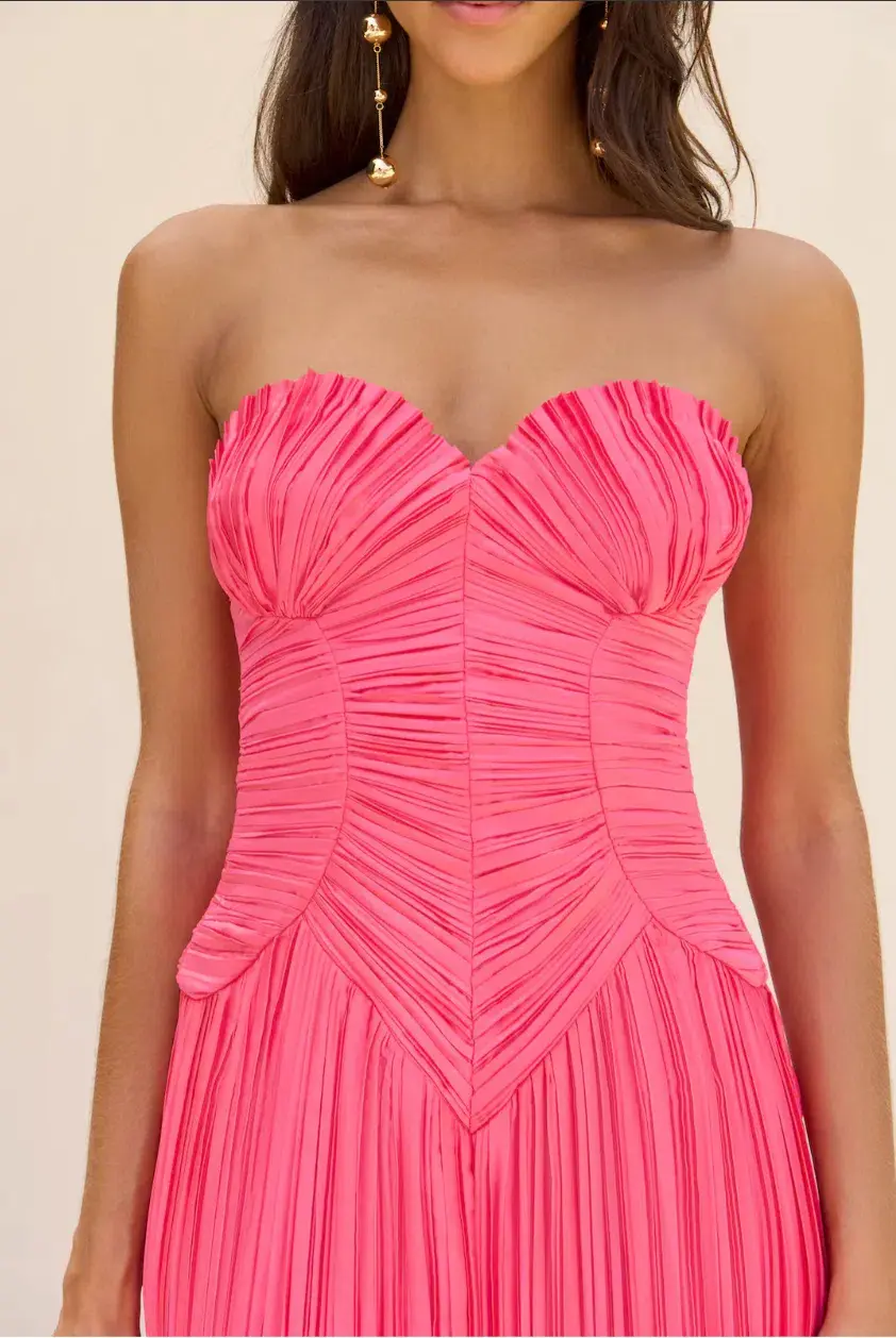 Cult Gaia Ashika Gown Sangria Size AU 8 - Image 3