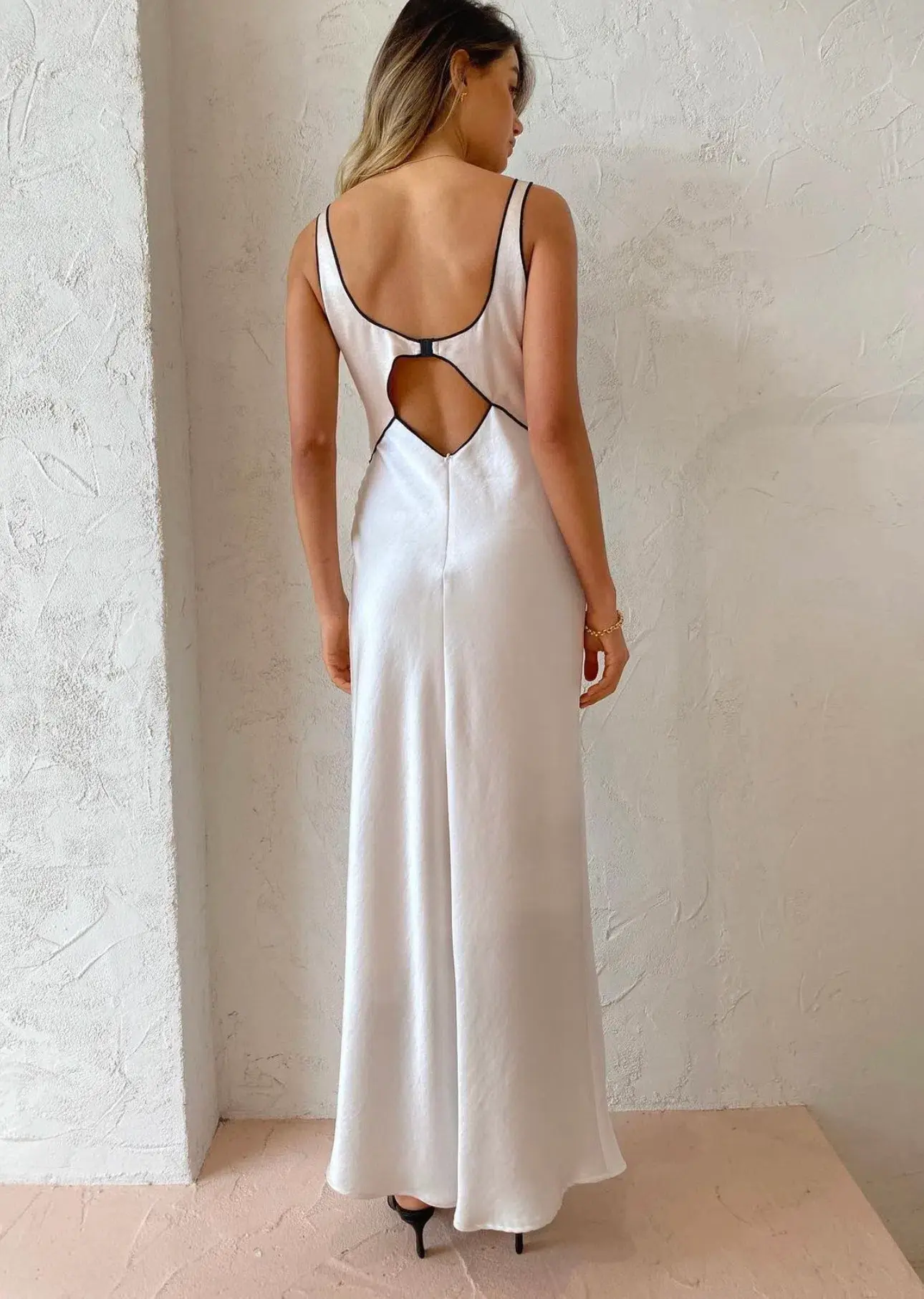 Bec & Bridge Sandy Maxi Dress Ivory Size 8 - Image 3