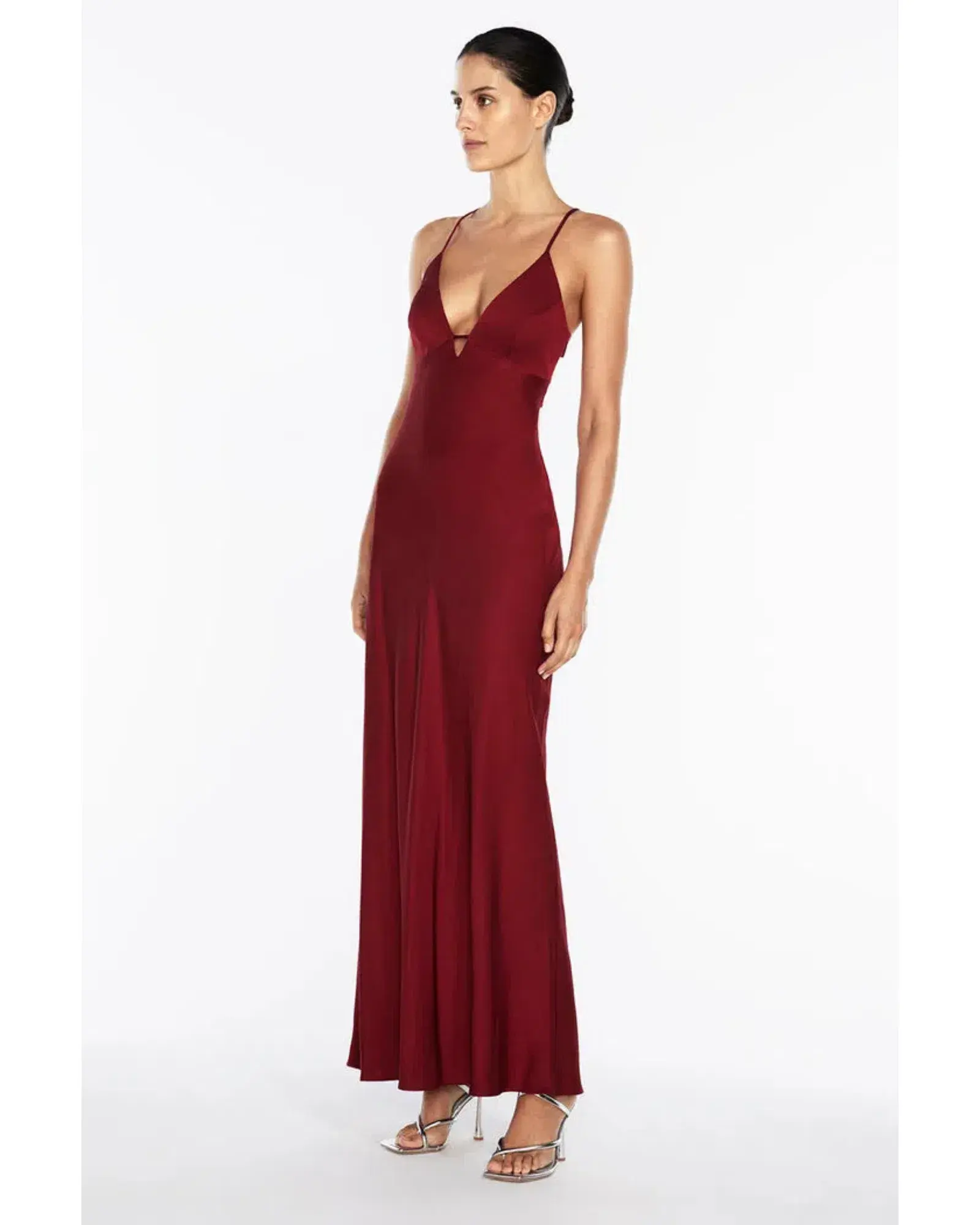 Manning Cartell Time To Shine Slip Dress Cranberry Size AU 6 - Image 2