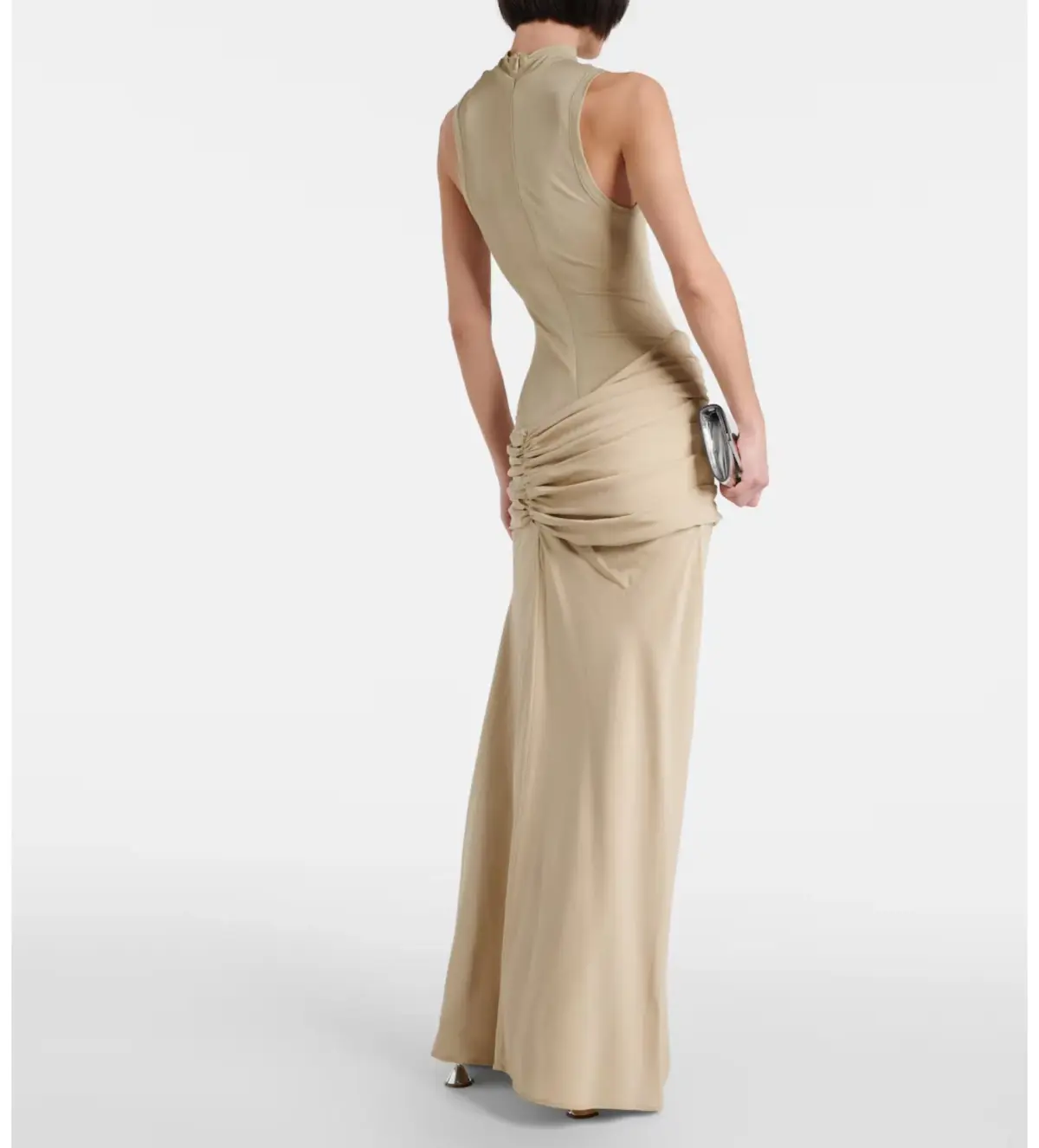 Christopher Esber  Fushion Ruched Gown Stone Size AU 6  - Image 2