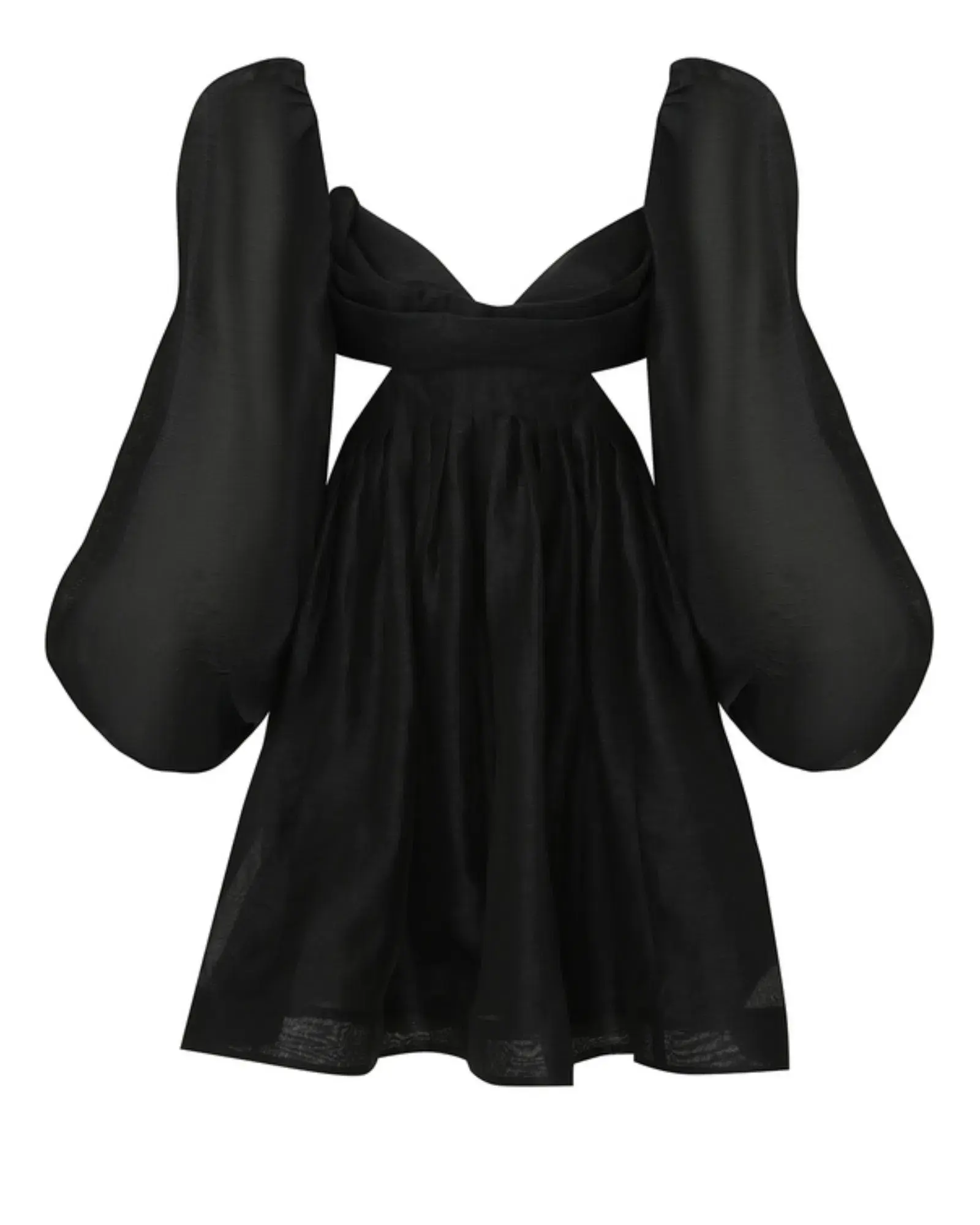 Zimmermann Harmony Bralette Mini Dress Black Size 0P / AU 6  - Image 4