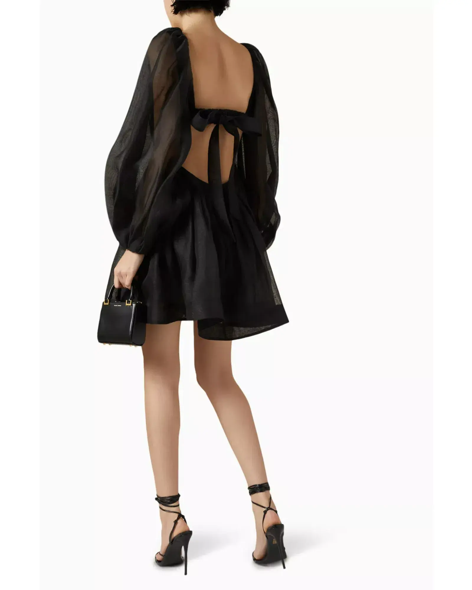 Zimmermann Harmony Bralette Mini Dress Black Size 0P / AU 6  - Image 3