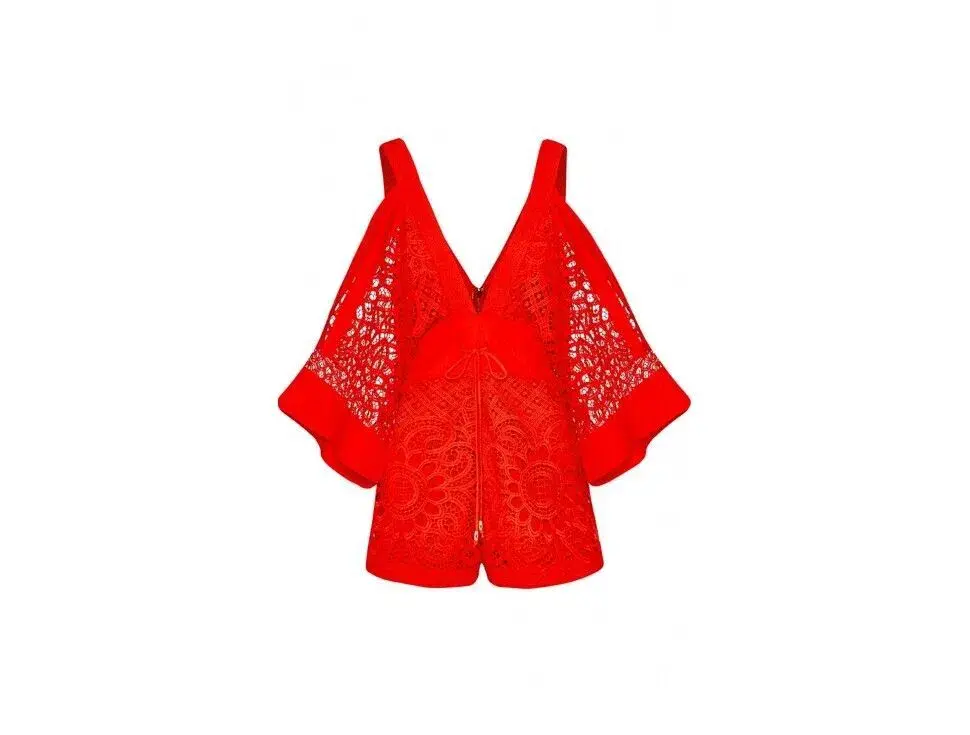 Alice McCall Keep Me There Playsuit Red Size AU 6 for rent on The Volte - main image