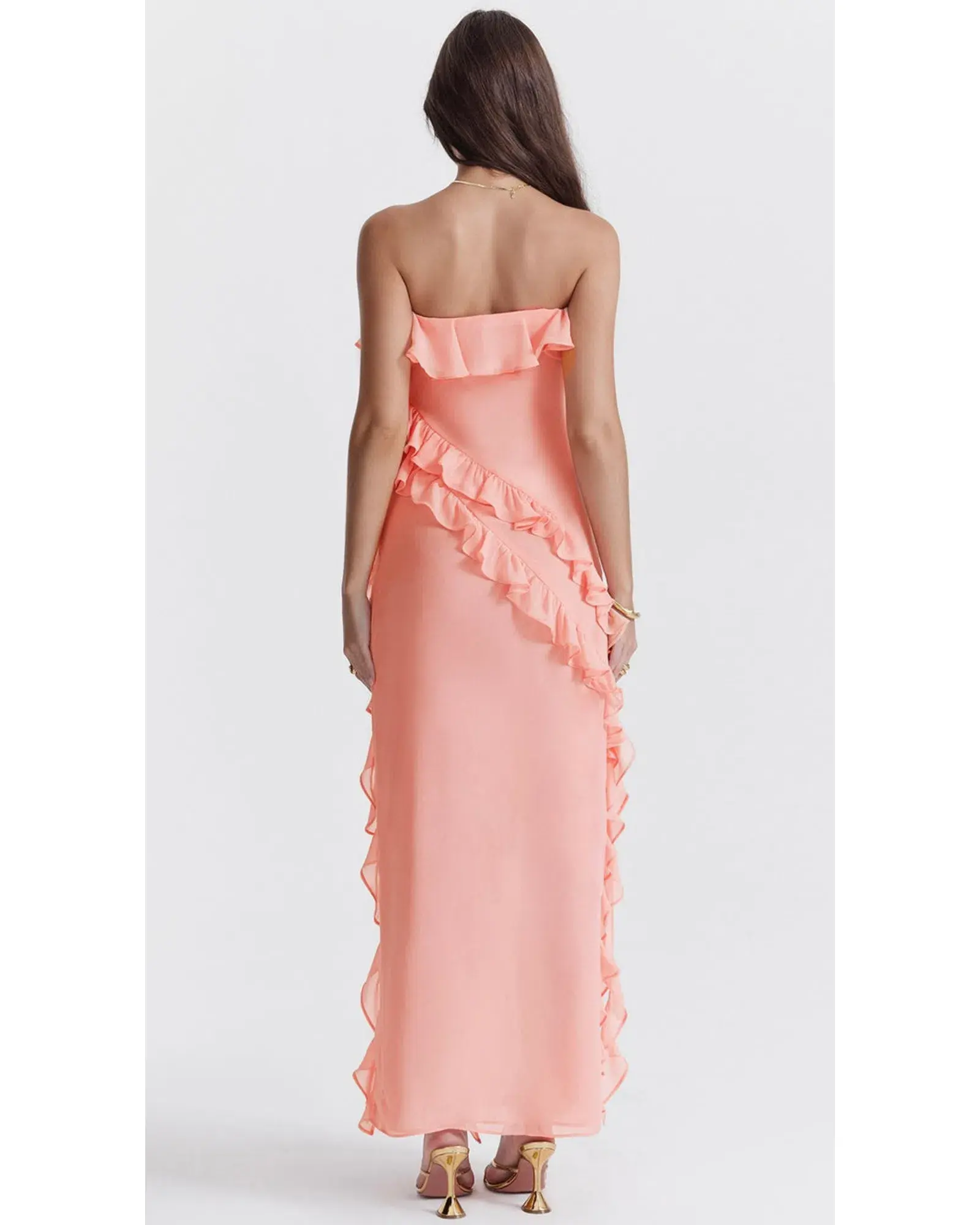 House of CB Sarina Dress Peach Size Small / AU 8 - Image 3