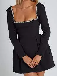 Odd Muse Ultimate Muse Pearl Dress Black Size XL / AU 14 - Image 4