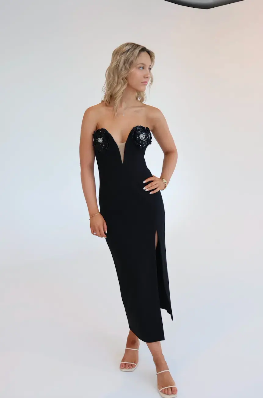 Rachel Gilbert Bowie Dress Black Size 1 / AU 8 - Image 1
