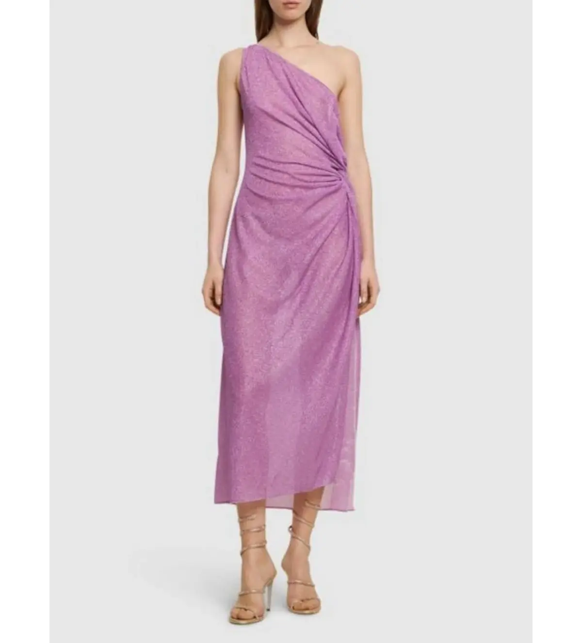 Oséree Lumiere Knot Dress Purple Size 10  - Image 1