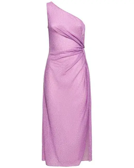 Oséree Lumiere Knot Dress Purple Size 10  - Image 4