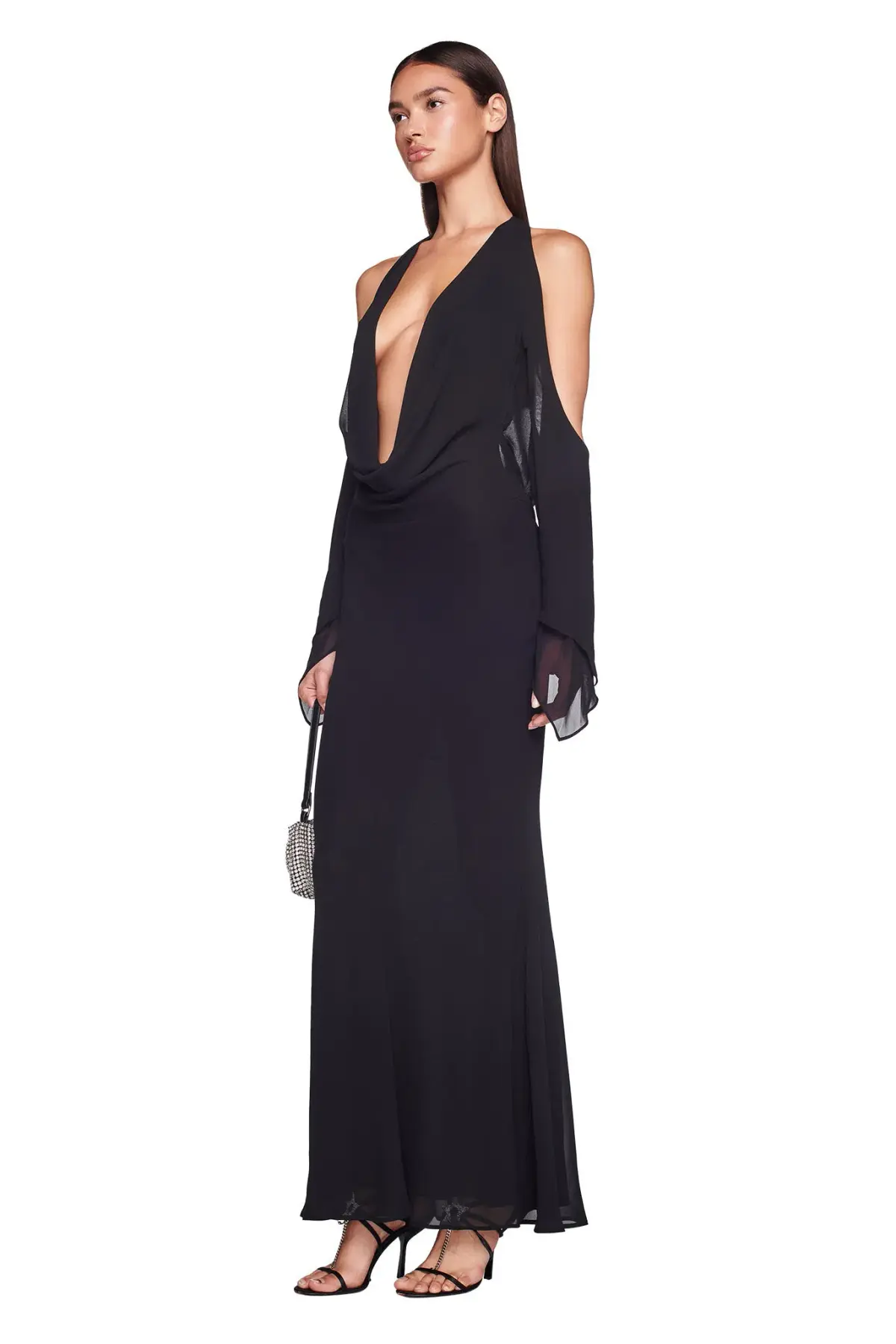 I.AM.GIA Rosanna Maxi Dress in Black Size 8 - Image 6