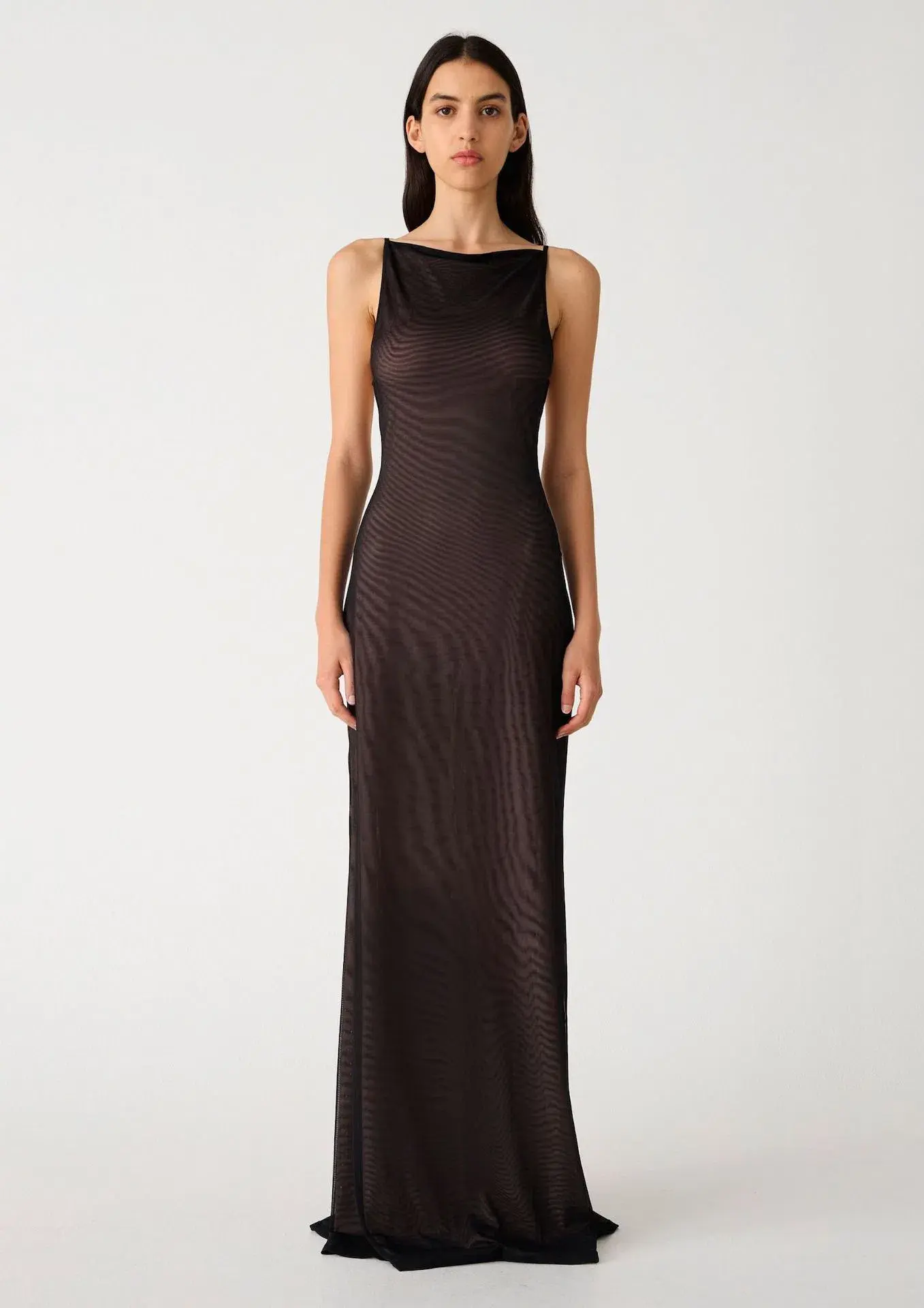 Misha Nina Mesh Dress Black Size 10/M - Image 1