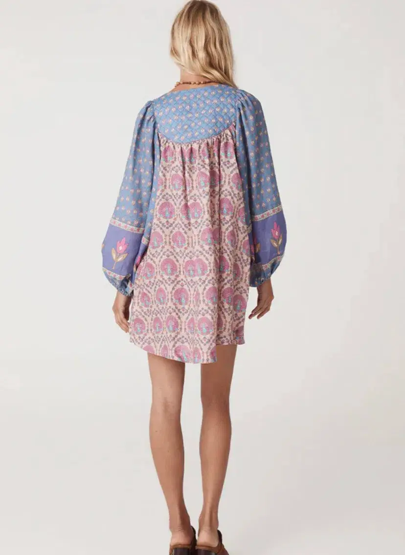 Spell Château Tunic Mini Dress Lavender Size S / AU 8 - Image 2