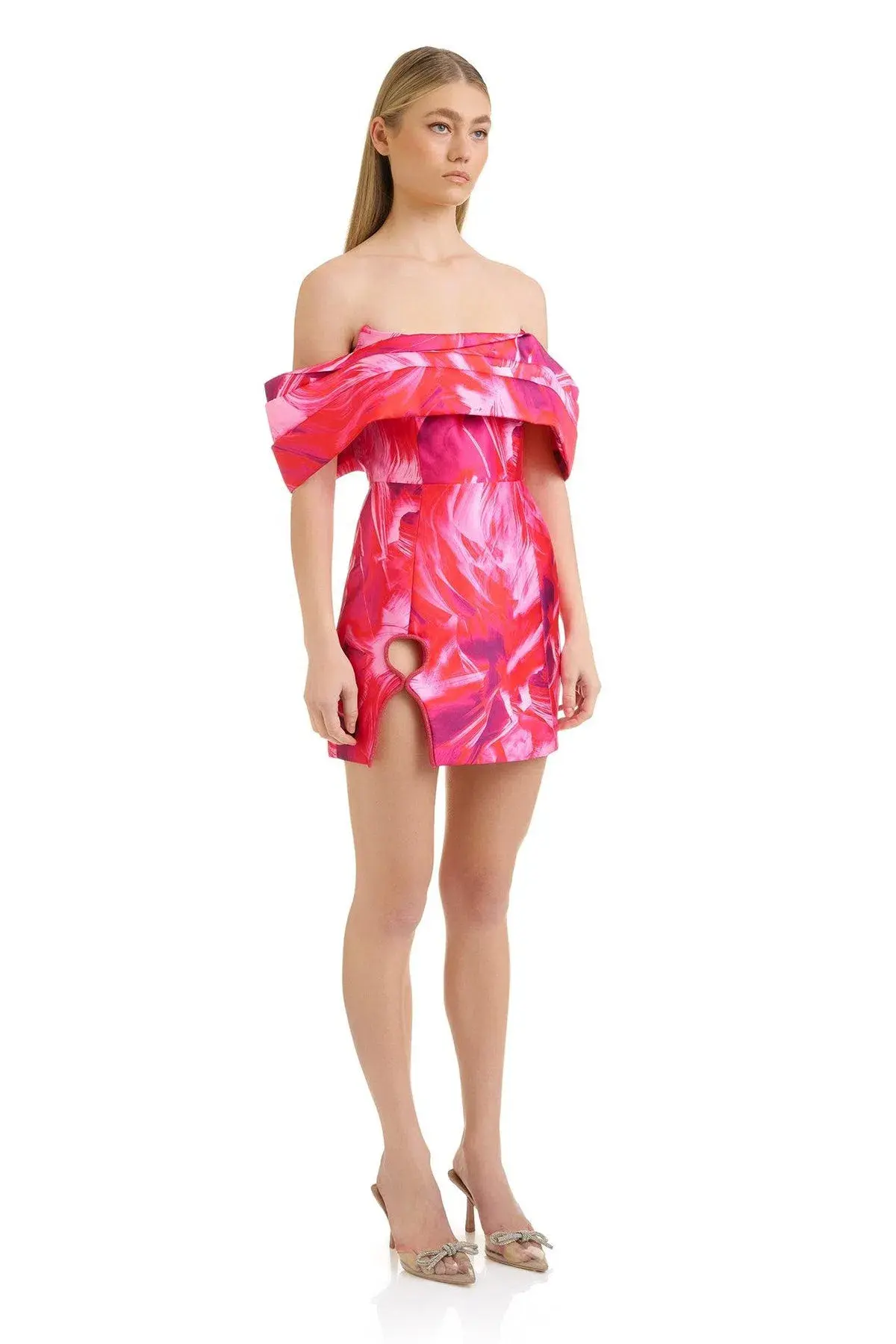 Eliya The Label Cassidy Mini Dress Soleada Print Size 6 - Image 2