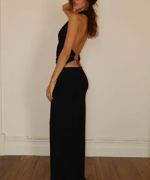 Deconduarte Astor Maxi Dress Black Size 8 - Image 3