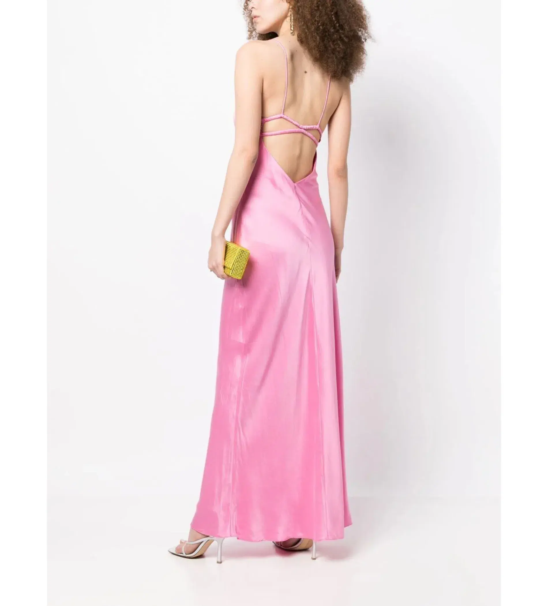 Bec & Bridge Amber Maxi Dress in Candy Pink Size AU 10  - Image 3