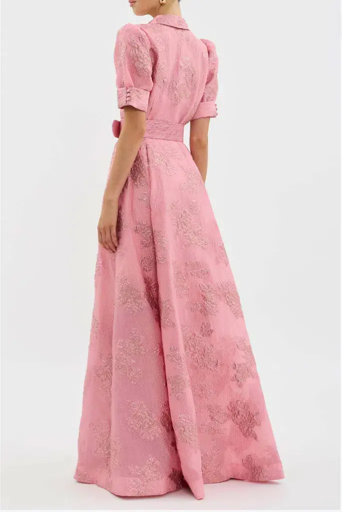 Rebecca Vallance Annette Button Gown; size 14; pink - Image 2