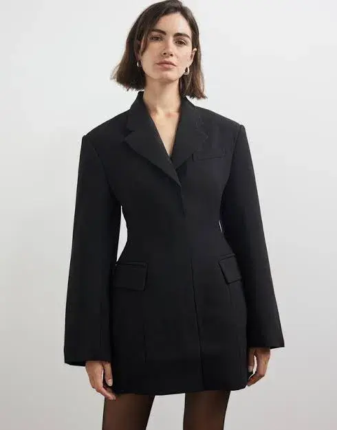 CAMILLA AND MARC MACKINLEY BLAZER DRESS BLACK  SIZE 8 for rent on The Volte - main image