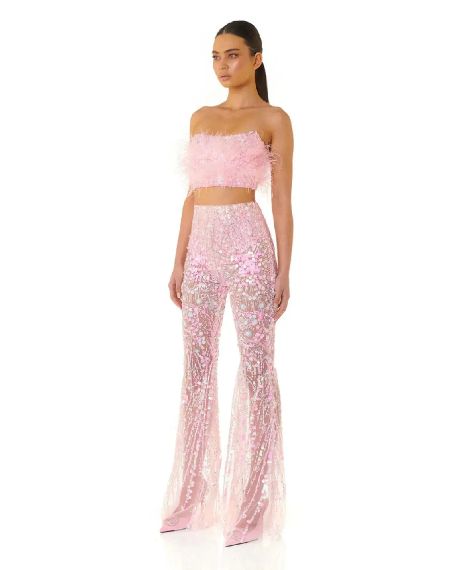 Eliya The Label Heather Top Pink Size AU 12 - Image 2