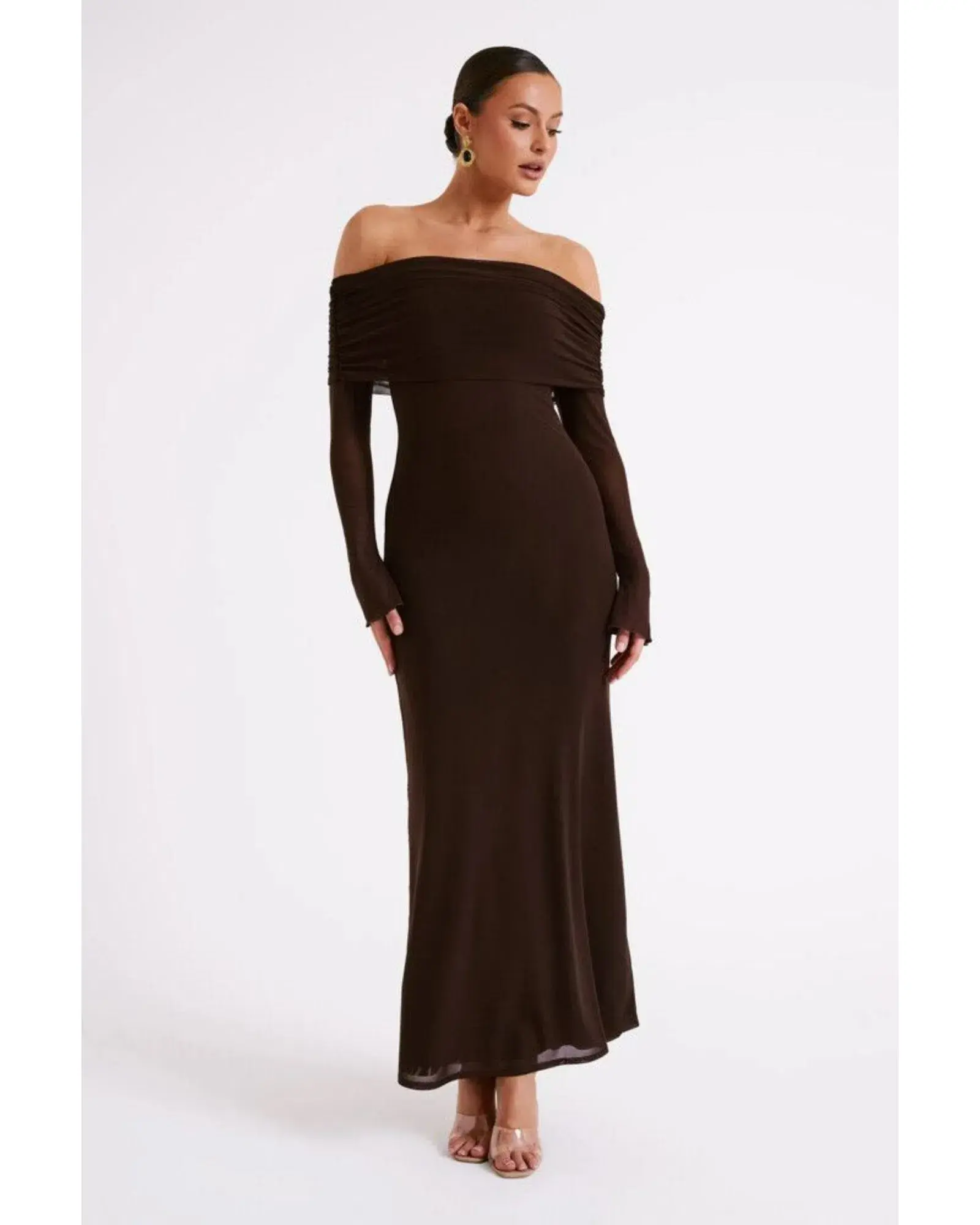 Meshki Josie Maxi Dress Brown Size S / AU 8 - Image 2