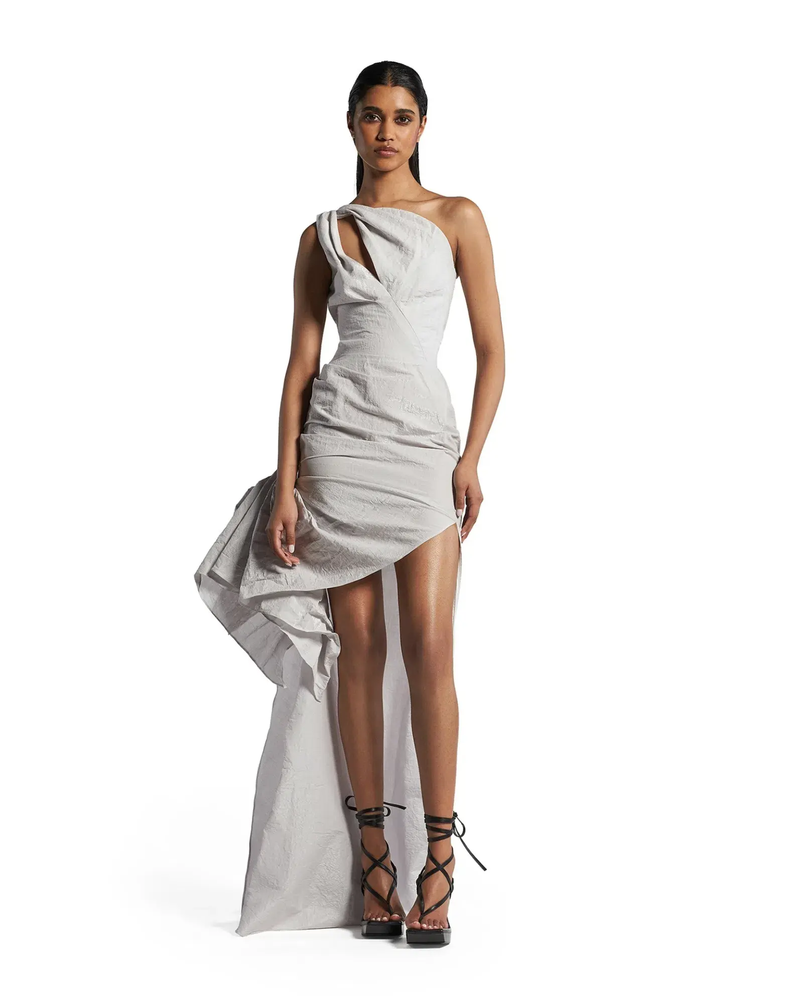 Maticevski Brightness Gown Aluminium Size 10 - Image 2