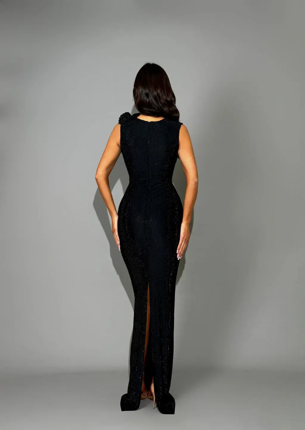 Diba Celina Heppa Gown Black Size 10 for rent on The Volte - main image