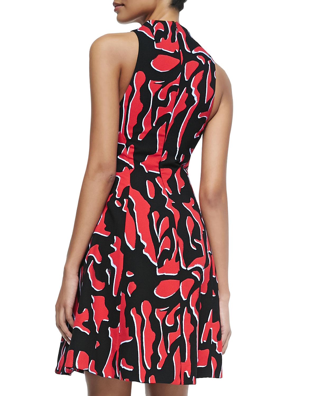 Proenza Schouler Knee-Length Dress Multi Print Size 8 - Image 3