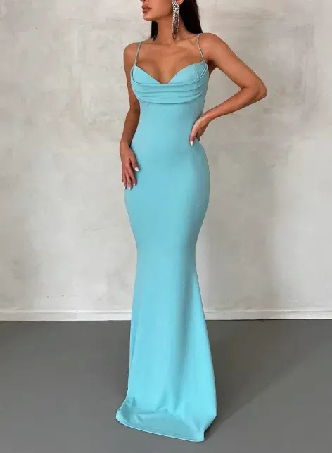 Melani The Label Vella Gown Blue Size M / AU 10 - Image 1
