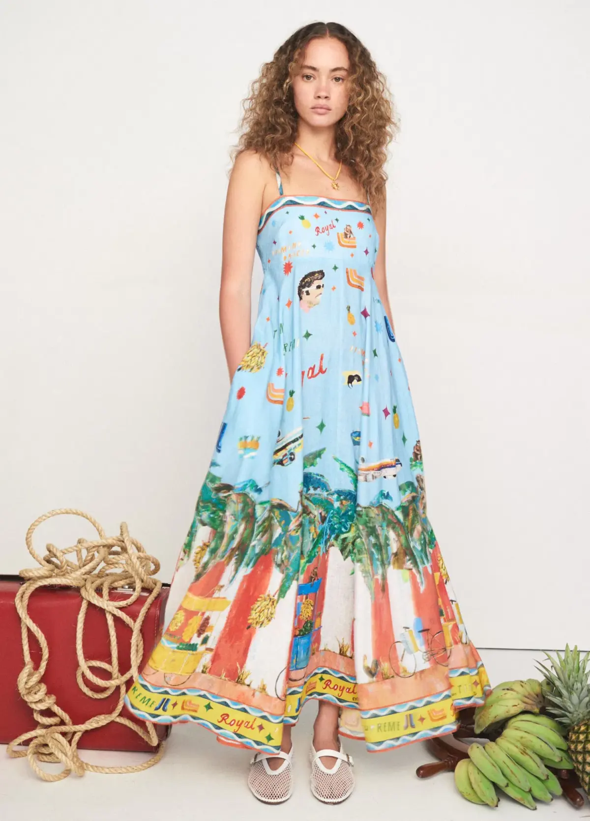 Alemais All Aboard Sundress Multi Size 8 - Image 2