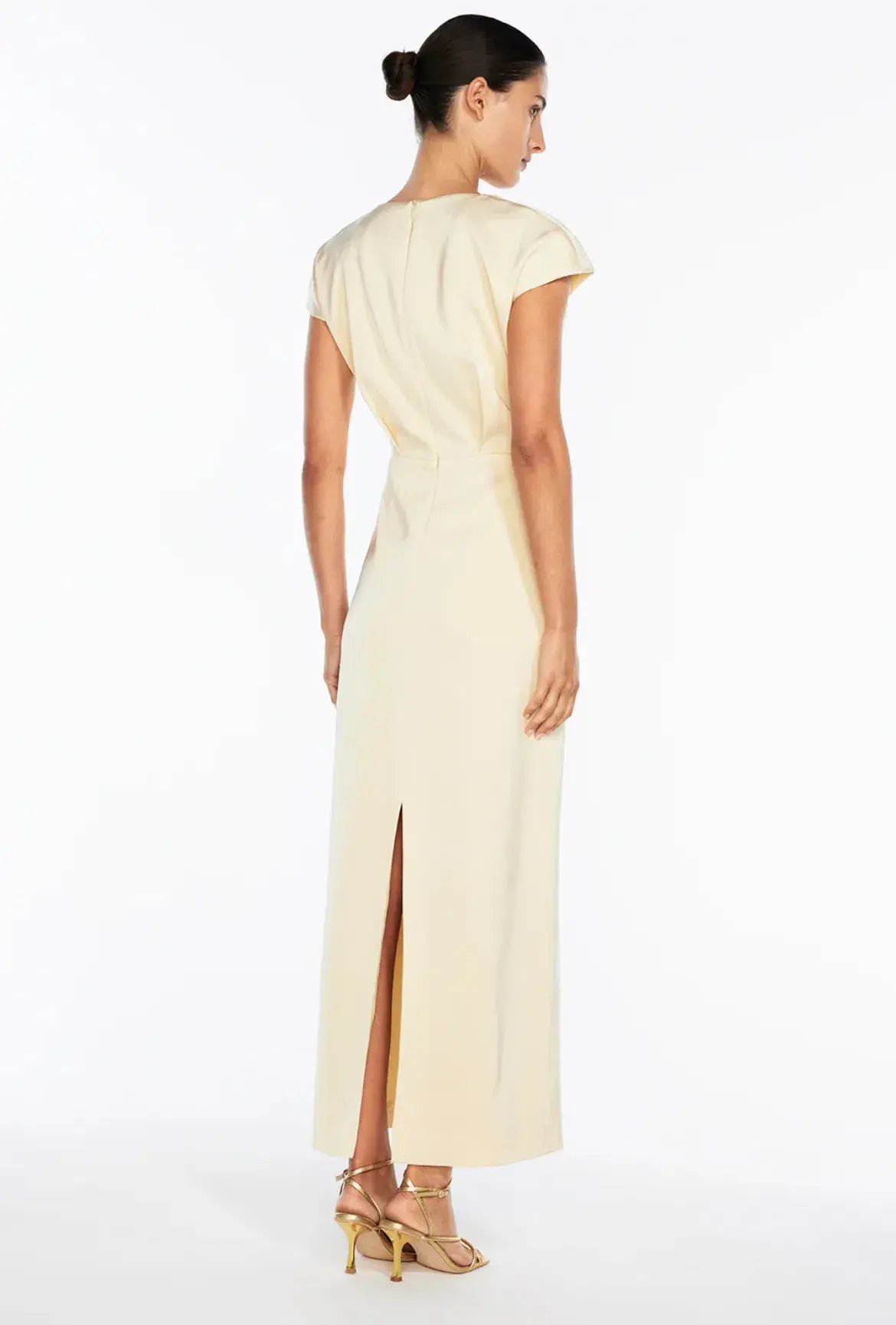 Manning Cartell Grand Illusion Maxi Gown Butter Size 10 - Image 3