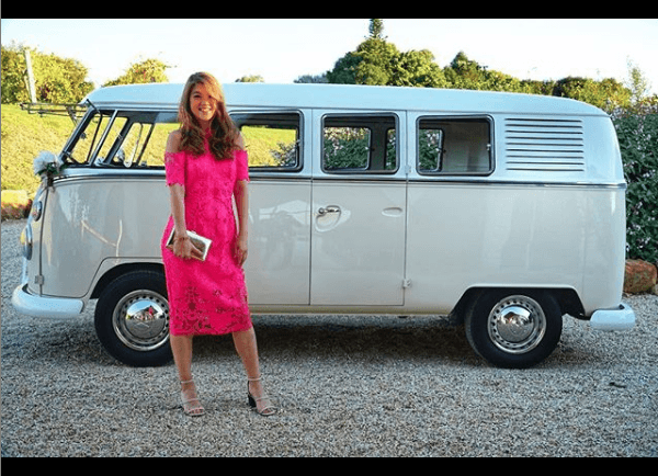 Thurley Pink Lace Dress - Image 3