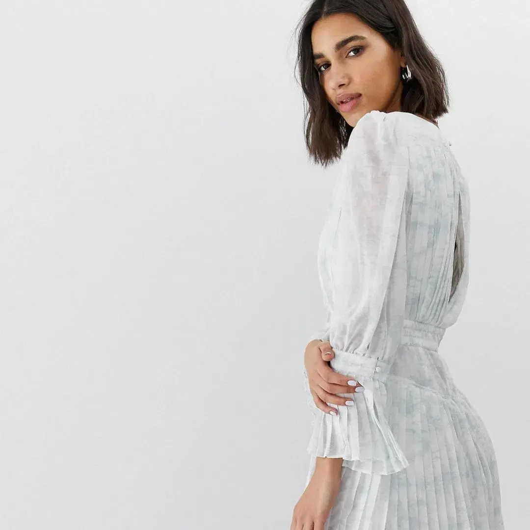  Stevie May Sky Settlement Mini Dress White Size 10 for rent on The Volte - main image