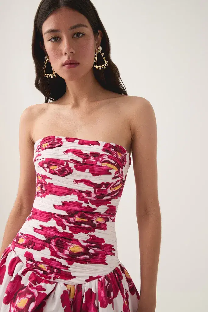 Aje Behold Maxi Dress in Boldly Blooming Size 14 - Image 3