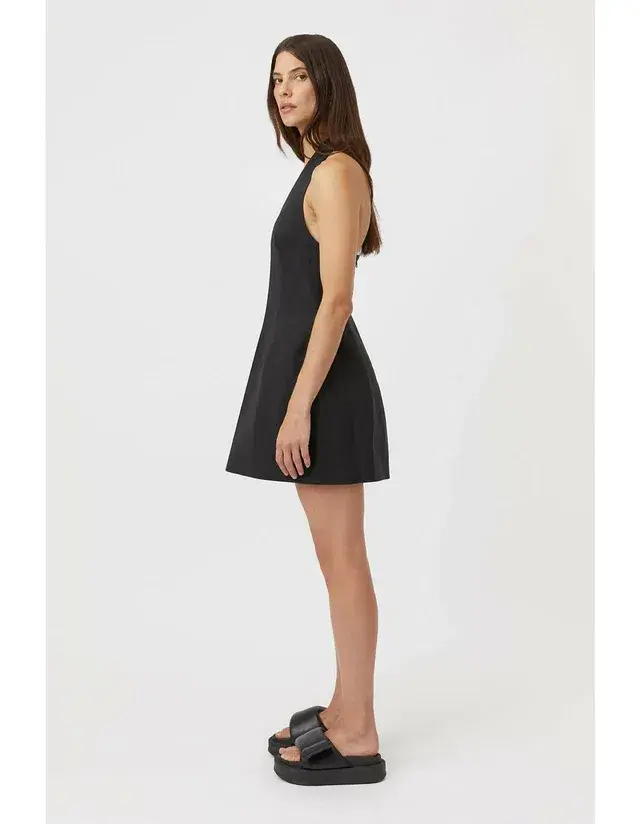 Camilla and Marc Petra Mini Dress Black Size 6 for rent on The Volte - main image