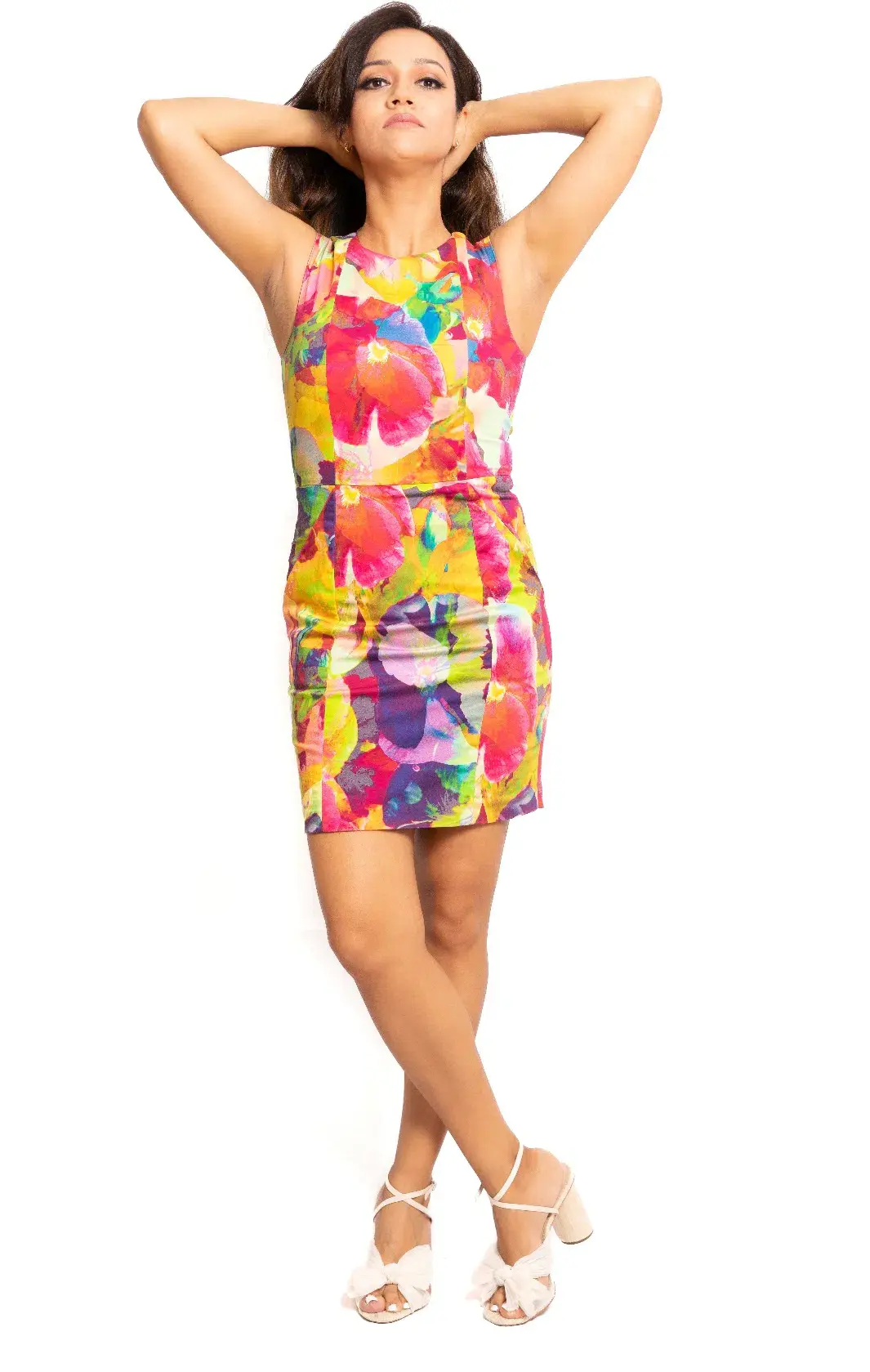 La Maison Talulah Sleeveless Mini Shift Dress Multi Size 8 - Image 1