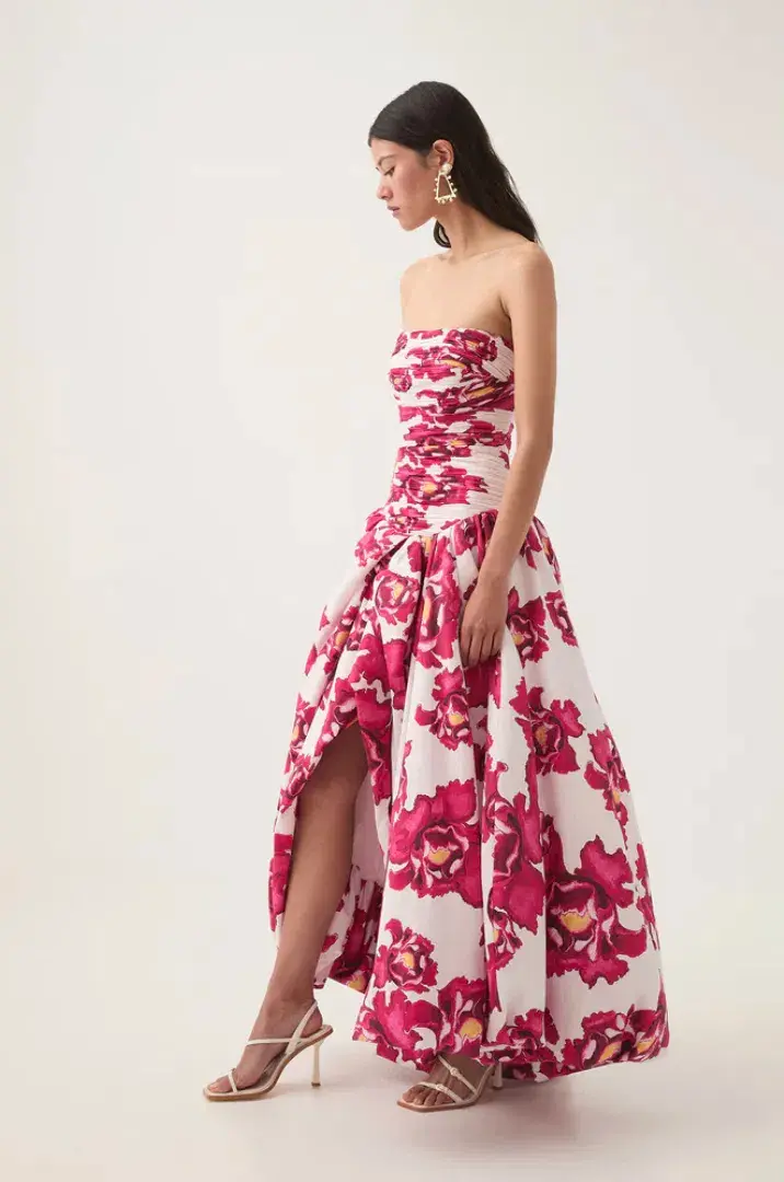 Aje Behold Maxi Dress Boldly Blooming Size 6 - Image 4