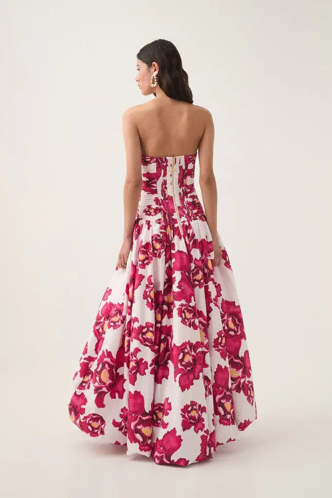 Aje Behold Maxi Dress Boldly Blooming Size 8 - Image 3