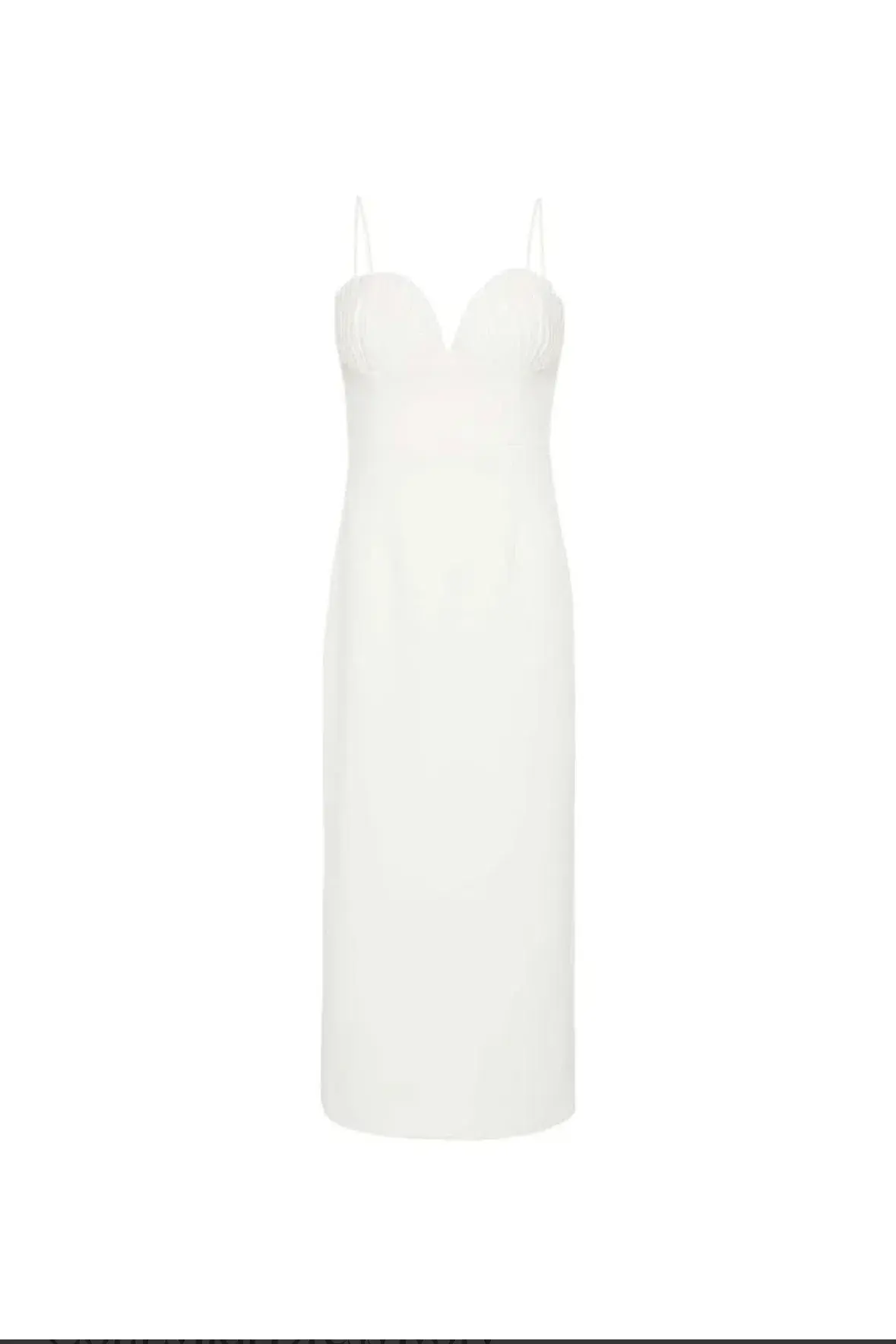Rebecca Vallance Cora Midi Dress in Ivory / White Size 10 - Image 5