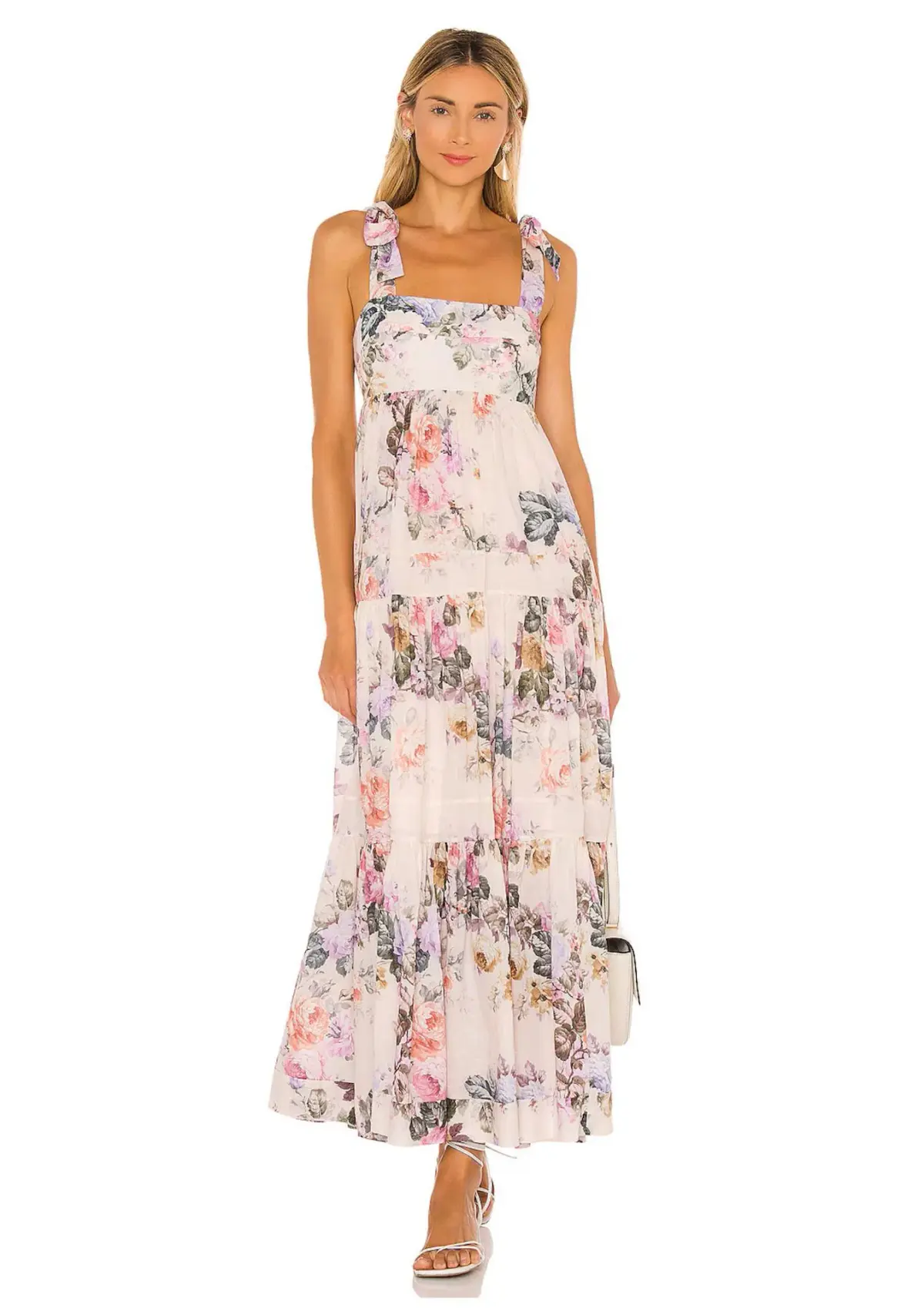 Zimmermann Brighton Tie Shoulder Dress Antique Floral Size 1 / AU 10 - Image 1